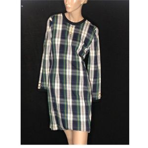 Plaid mini dress